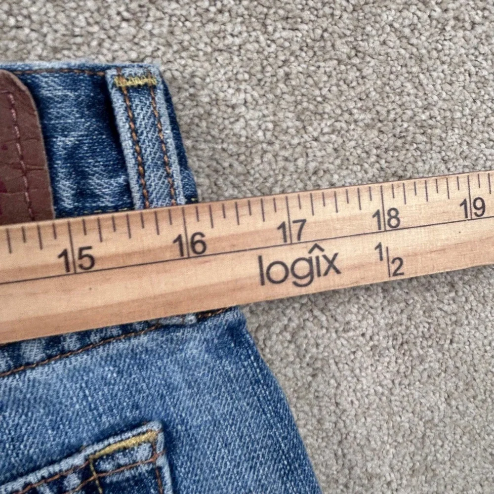 Levis 514 Slim Straight Jeans Mens 32x34 Denim Distressed Workwear 100 Cotton